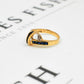 Pre-Owned 14ct Gold Sapphire & Diamond Twist Ring