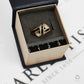 Pre-Owned 14ct Gold Sapphire & Diamond Twist Ring
