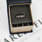 Pre-Owned 9ct Gold Sapphire & Diamond Band Ring