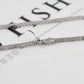 Pre-Owned 18ct White Gold 80 Diamond Line Bracelet 6.5 Inch