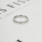 Pre-Owned 18ct White Gold Diamond Set Band Ring Size J