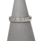 Pre-Owned 18ct White Gold Diamond Set Band Ring Size J