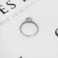 Pre-Owned 9ct White Gold Cubic Zirconia Dress Ring