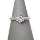 Pre-Owned 9ct White Gold Cubic Zirconia Dress Ring
