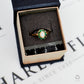 Pre-Owned 9ct Gold Emerald & Opal Cluster Ring Size N