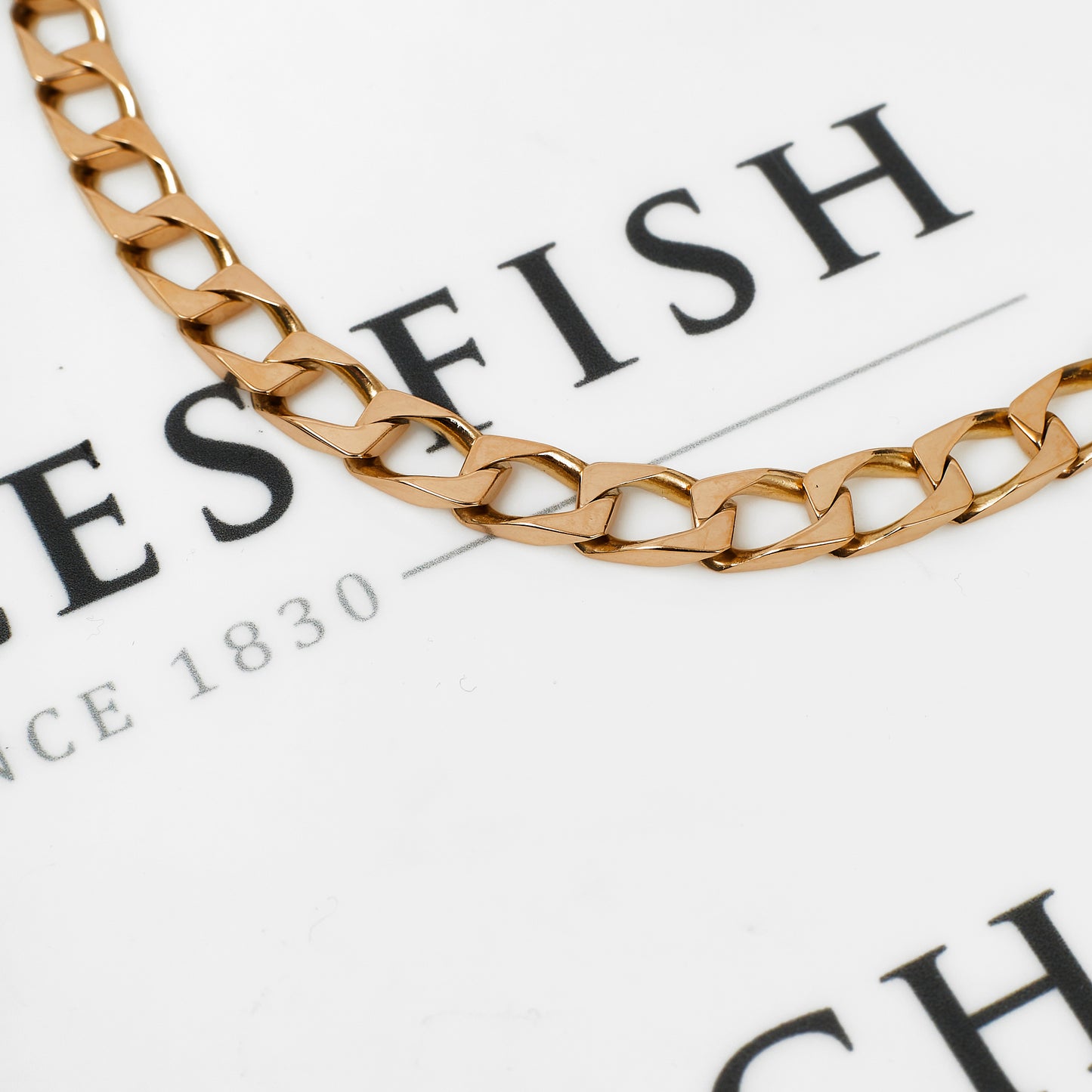 Pre-Owned 9ct Gold 8mm Curb Bracelet 8.5 inches