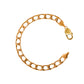 Pre-Owned 9ct Gold 8mm Curb Bracelet 8.5 inches