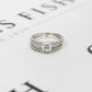 Pre-Owned 18ct White Gold CZ Wedding Ring Set