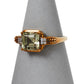 Pre-Owned 9ct Gold Diaspore & White Zircon Ring