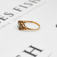 Pre-Owned 9ct Gold Diaspore & White Zircon Ring