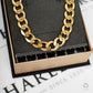 Pre-Owned 9ct Gold 10 mm Curb Chain Necklace 20 inches
