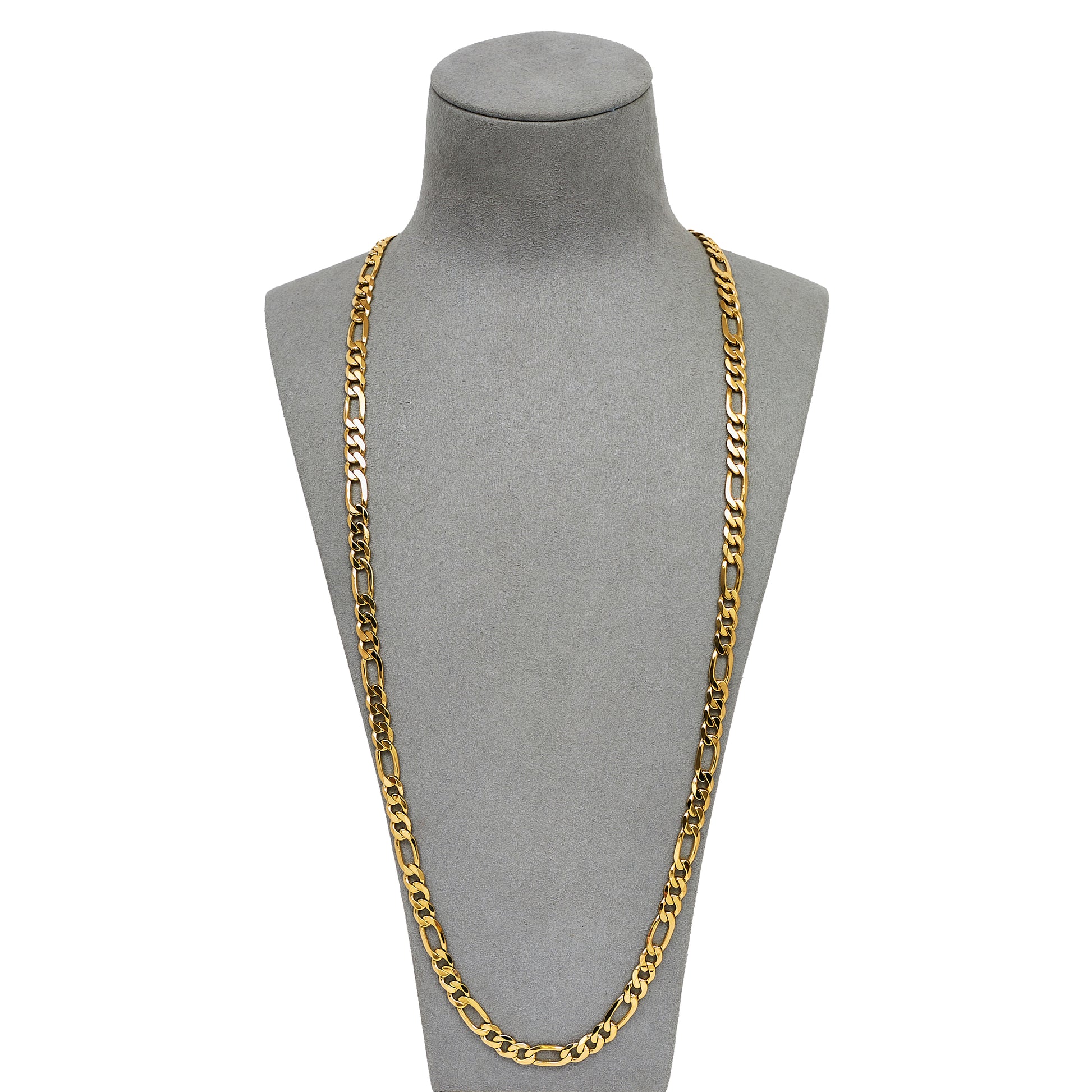 Pre-Owned 9ct Gold 6mm Figaro Chain Necklace 30 inches