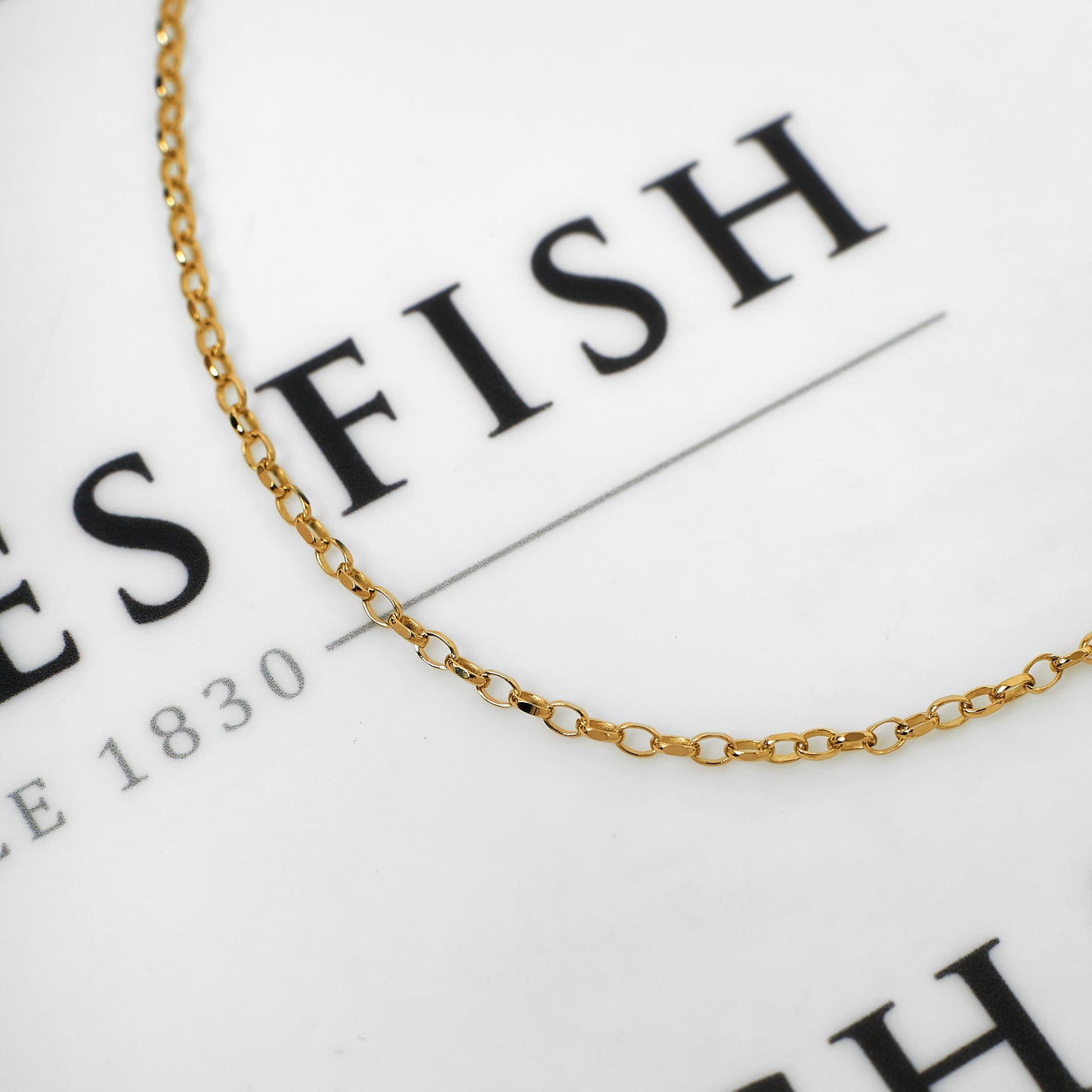 Pre-Owned 9ct Gold Belcher Chain Necklace 22 inches