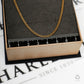 Pre-Owned 9ct Gold 2mm Curb Chain Necklace 22 inches