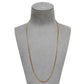 Pre-Owned 9ct Gold 2mm Curb Chain Necklace 22 inches