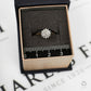 Pre-Owned 9ct Gold Diamond Cluster Ring - Size L