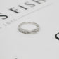 Pre-Owned 9ct White Gold Diamond Set Crossover Ring - Size N