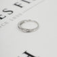 Pre-Owned 9ct White Gold Diamond Set Crossover Ring - Size N