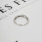 Pre-Owned 9ct White Gold Diamond Set Crossover Ring - Size N