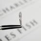 Pre-Owned 9ct White Gold Diamond Set Crossover Ring - Size N