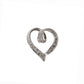 Pre-Owned 9ct White Gold Diamond Set Heart Pendant