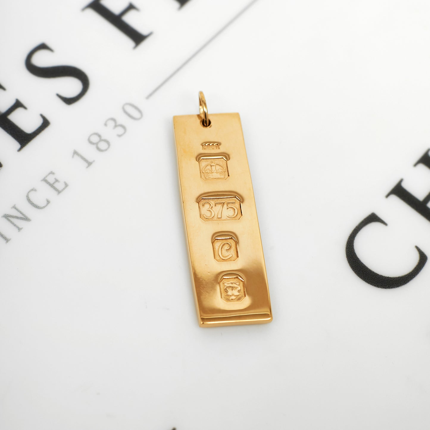 Pre-Owned 9ct Gold Ingot Pendant