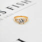 Pre-Owned 14ct Gold Cubic Zirconia Dress Ring