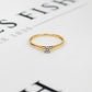 Pre-Owned 9ct Gold Single Stone Diamond Ring Size P