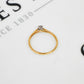 Pre-Owned 9ct Gold Single Stone Diamond Ring Size P