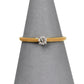 Pre-Owned 9ct Gold Single Stone Diamond Ring Size P