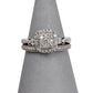 Pre-Owned 9ct White Gold 2 Piece Diamond Ring Wedding Set