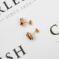 Pre-Owned 9ct Gold Cameo Stud Earrings