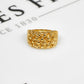 Pre-Owned 9ct Gold 4 Row Shot Ring Size K.5