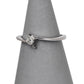 Pre-Owned 9ct White Gold Diamond Crossover Design Ring