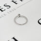 Pre-Owned 9ct White Gold Diamond Crossover Design Ring