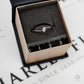 Pre-Owned 9ct White Gold Diamond Crossover Design Ring