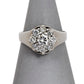 Pre-Owned 18ct White Gold Vintage Diamond Cluster Dress Ring
