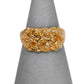 Pre-Owned 9ct Gold 3 Row Shot Ring Size M