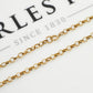 Pre-Owned 9ct Gold Belcher Chain Necklace 18 Inch