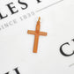 Pre-Owned 9ct Rose Gold Patterned Cross &  Rhombus Centre