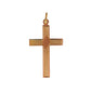 Pre-Owned 9ct Rose Gold Patterned Cross &  Rhombus Centre