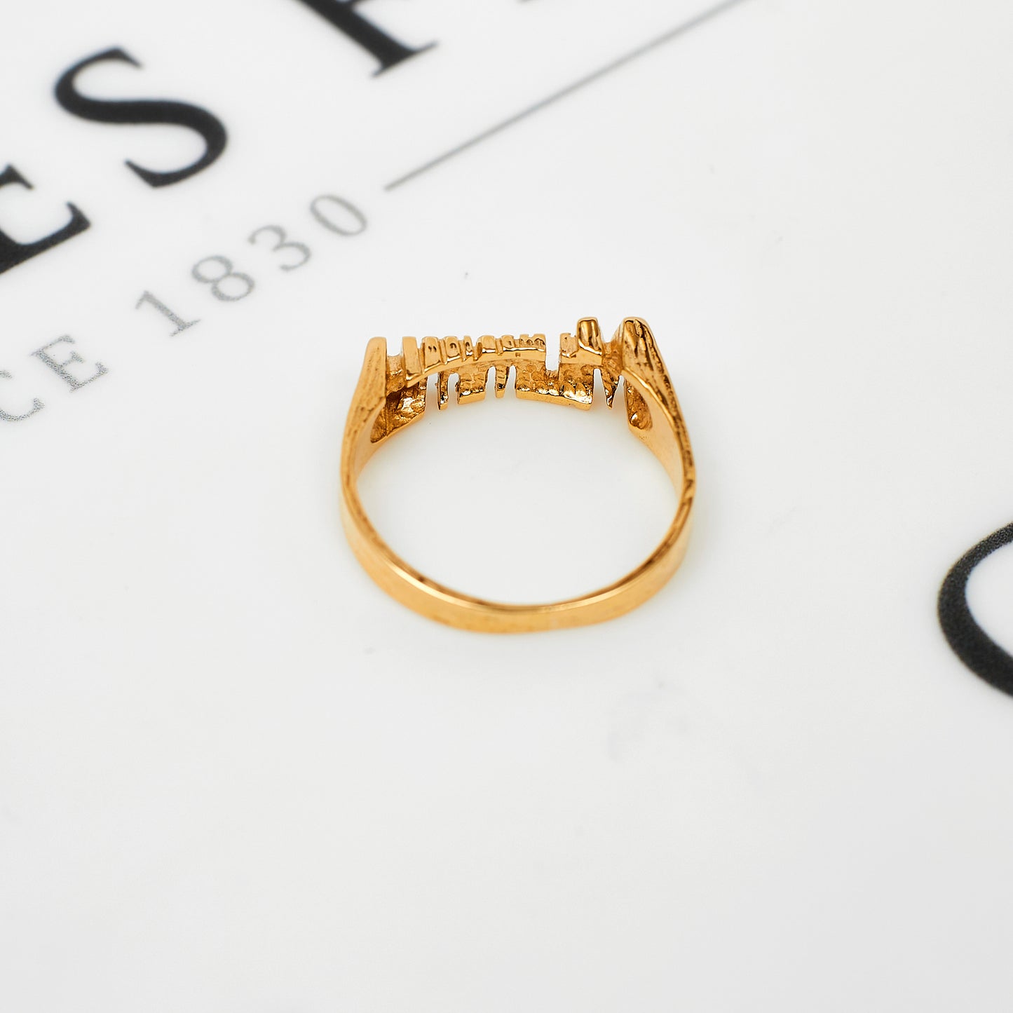 Pre-Owned 9ct Gold Mummy Cherish Ring Size P