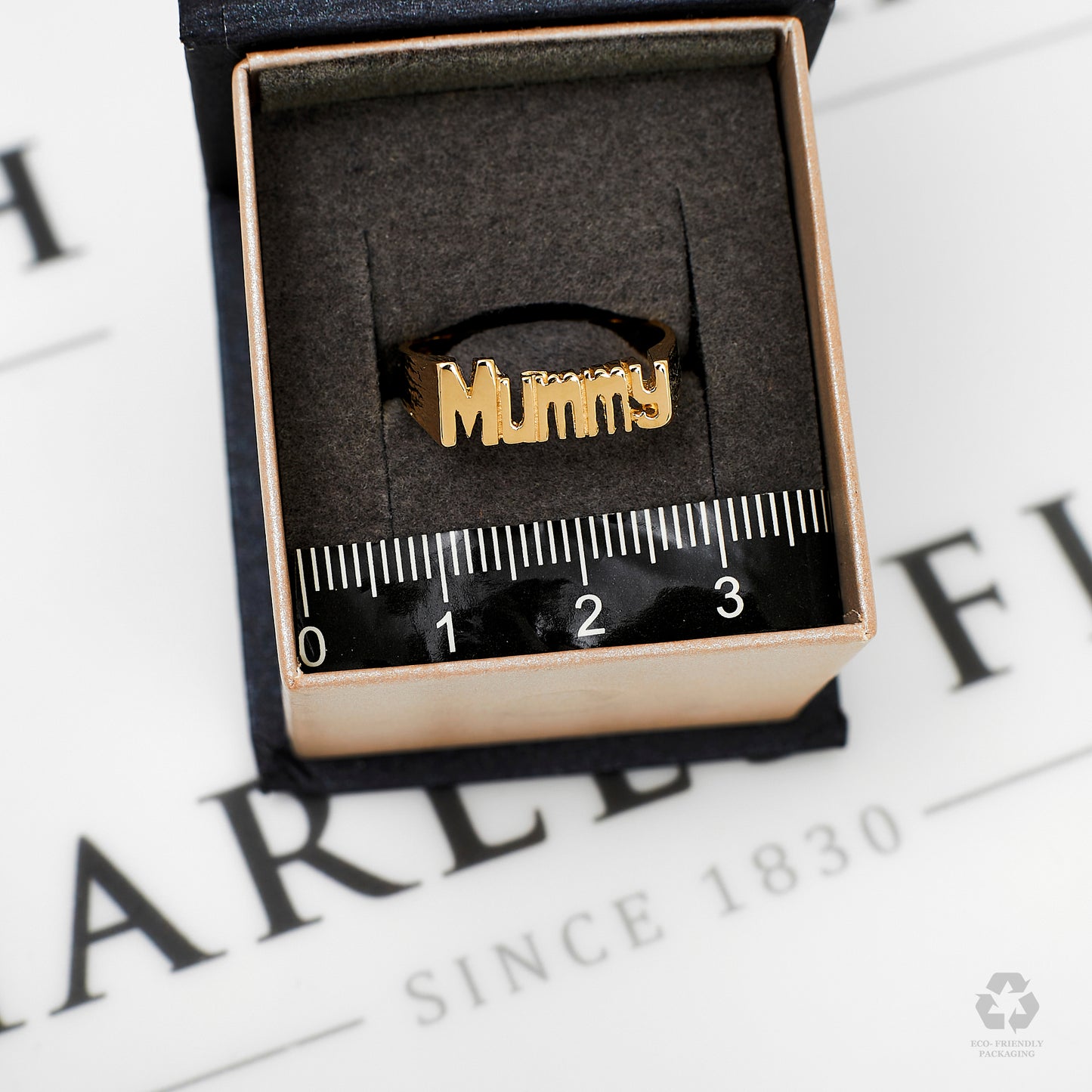 Pre-Owned 9ct Gold Mummy Cherish Ring Size P