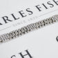 Pre-Owned 9ct White Gold CZ Watch Link Bracelet 7 Inch