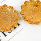 Pre-Owned 18ct Gold Oversized Round 2 Tone Earrings