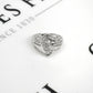 Pre-Owned 9ct White Gold Diamond Cluster Ring Size L