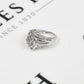 Pre-Owned 9ct White Gold Diamond Cluster Ring Size L
