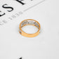 Pre-Owned 9ct Gold Two-Tone Panther Band Ring Size M