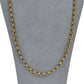Pre-Owned 9ct Gold Belcher Chain Necklace 26 Inch