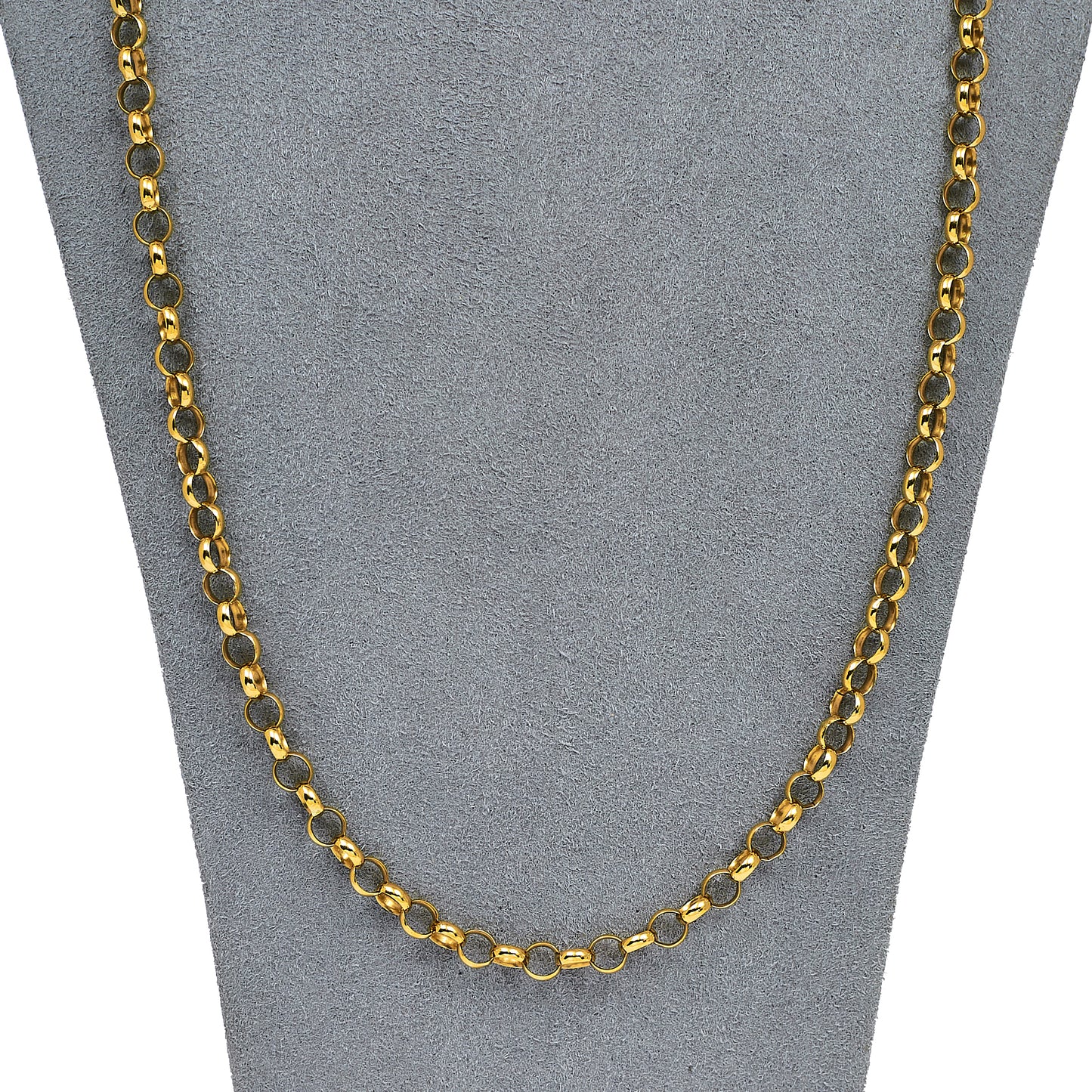 Pre-Owned 9ct Gold Belcher Chain Necklace 26 Inch